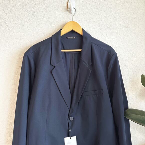 Ministry Of Supply Kinetic Mens Stretch Blazer Sport Coat Jacket XXXL Navy Blue - Picture 2 of 12